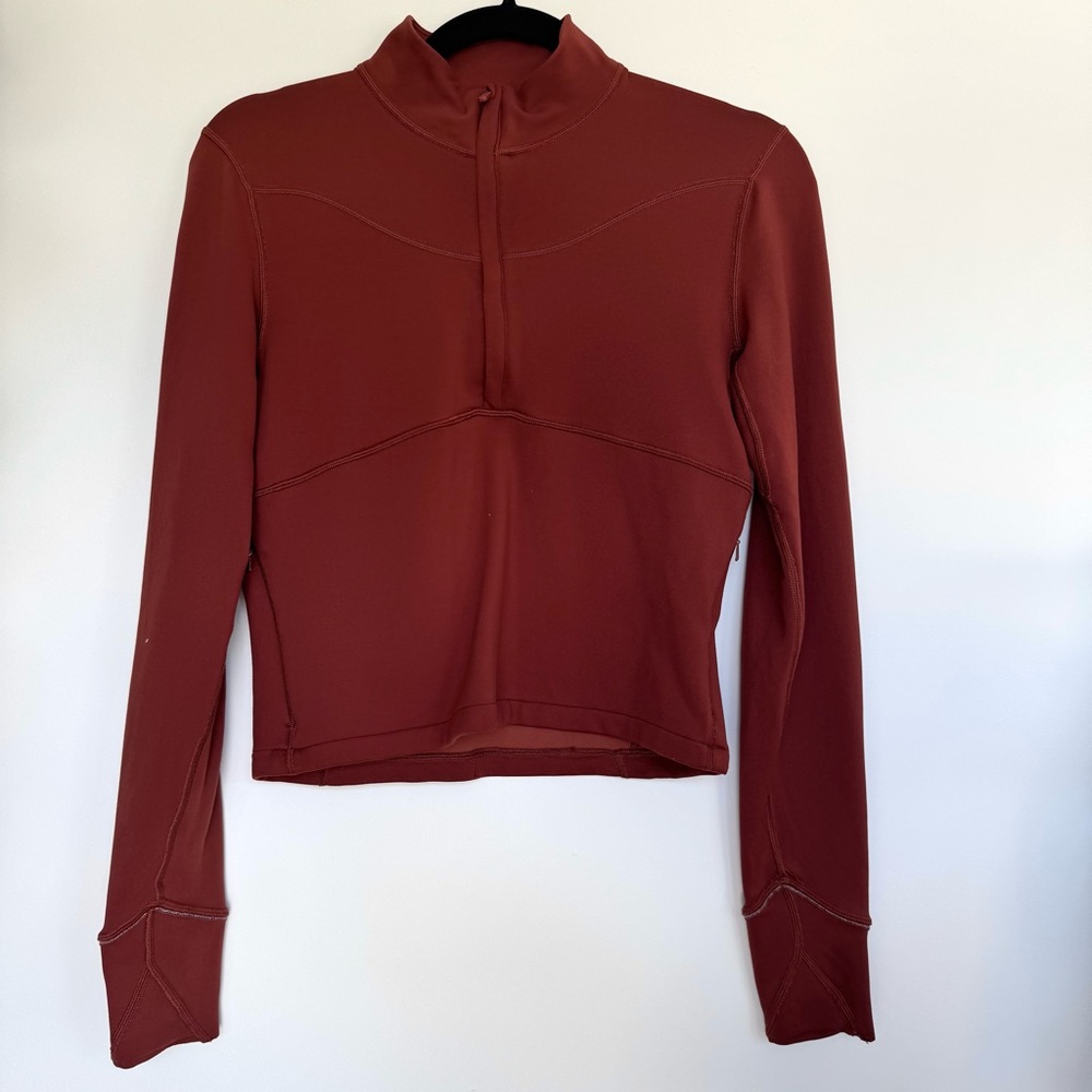 Lululemon Rulu™ Running Cropped 1/2 Zip
Dark Terracotta - Picture 5 of 12